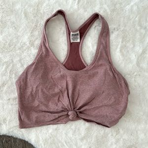 Victoria’s Secret pink workout crop top with built-in padding